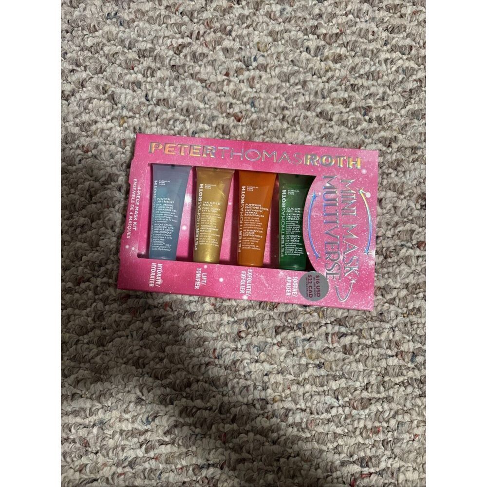 NEW Peter Thomas Roth Mini Mask Multiverse! 4-Piece Face Mask Kit New in Box